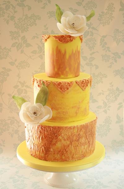 Yellow and Gold - Cake by Alison Lee