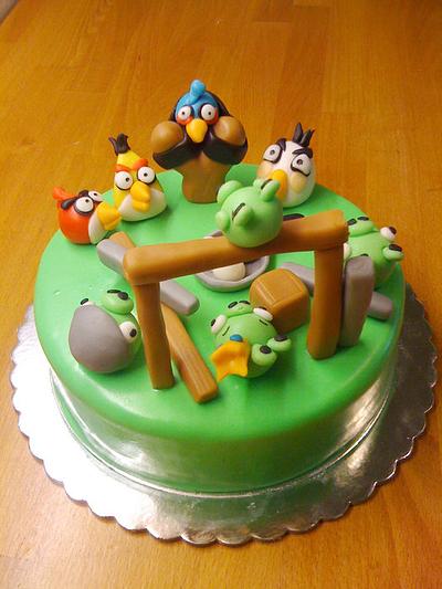 Angry birds cake - Cake by Nadia Damigou
