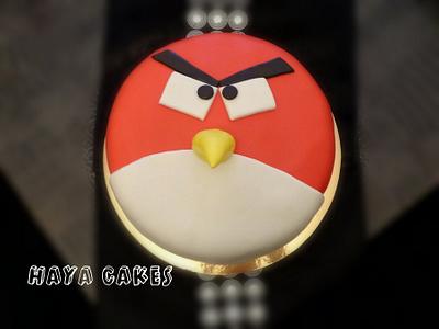 Angry bird cake - Cake by haya
