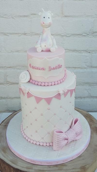 Pink baby cake  - Cake by Nancy Hoogendoorn