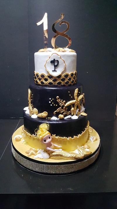Blackgold Seas - Cake by Karamelo Cakes & Pastries