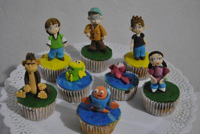  Fishtronaut & Friends cupcakes - Cake by Hellen