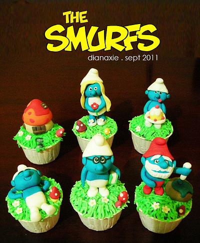 The Smurfs - Cake by Diana