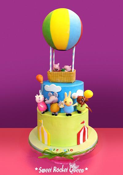 Up, Up, Away.....and Oinkkkk! - Cake by Sweet Rocket Queen (Simona Stabile)