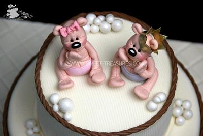 Twin Bears Cake - Cake by Sweet Treasures (Ann)