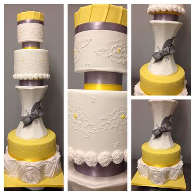 Rosette wedding cake - Cake by S & J Foods