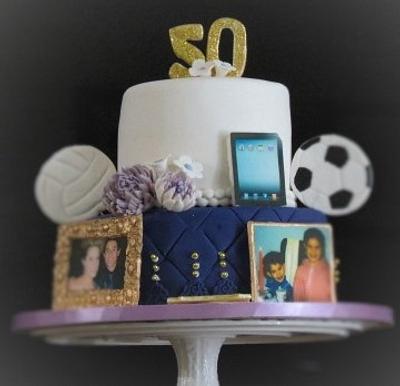 Ladies 50th Cake - Cake by Vilma