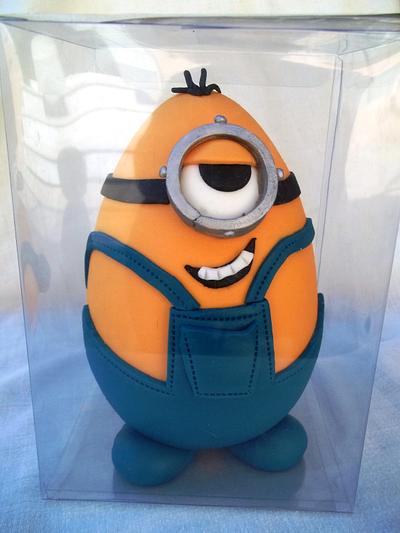 Minion easter egg - Cake by Mina's cakes and cookies