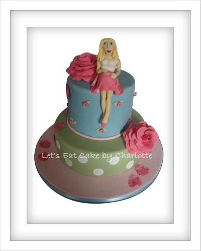 Cath Kidston Inspired Cake for a mummy to be - Cake by Let's Eat Cake