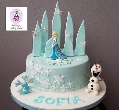 Frozen cake  - Cake by elenasartofcakes