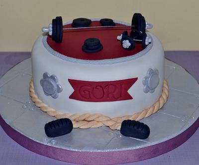 Gym Cake! - Cake by Tress Cupcakes