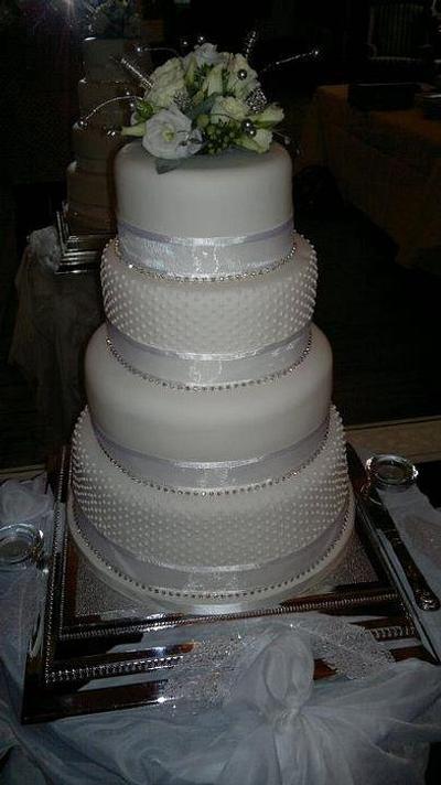 My First Wedding Cake - Cake by K Cakes