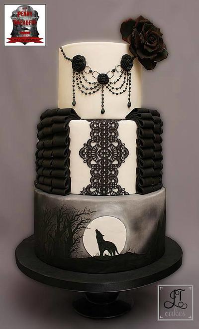 Victorian Howling Wolf - Penny Dreadful Collaboration - Cake by JT Cakes