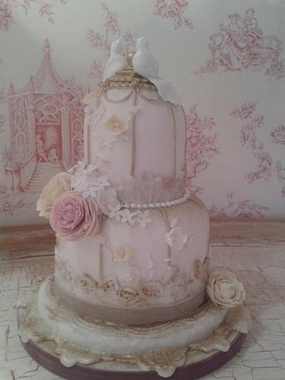Parisian Beauty or Faded Grandeur? - Cake by Karen's Kakery