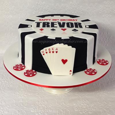 Poker Cake - Cake by Sugar n Spice by Cher