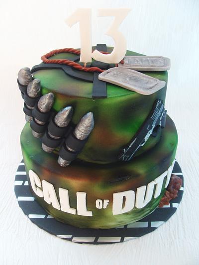 Call of Duty: Operation Sugar Cake - Cake by Josie Durney
