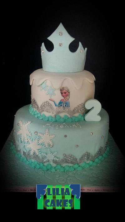 Elsa from Frozen - Cake by LiliaCakes