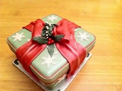 Christmas Present cake - Cake by GazsCakery
