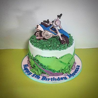 Dirt bike cake - Cake by The Custom Piece of Cake