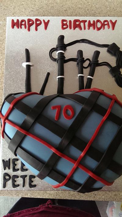 bagpipes - Cake by thecakediva