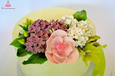 Elegant  flower cake - Cake by Nataša 