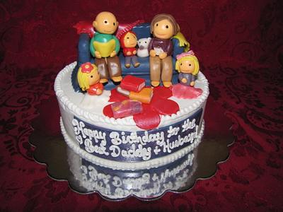Happy Birthday Daddy! - Cake by Tiffany Palmer