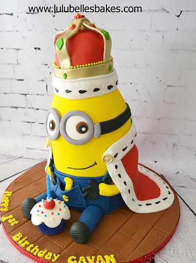 King Minion turns one! - Cake by Lulubelle's Bakes