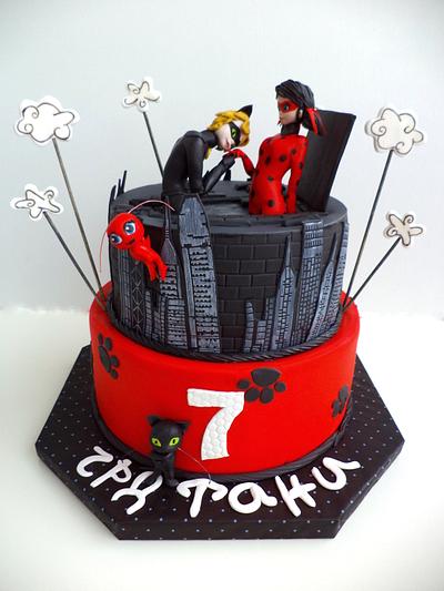 ladybug ' s love - Cake by Slavena Polihronova