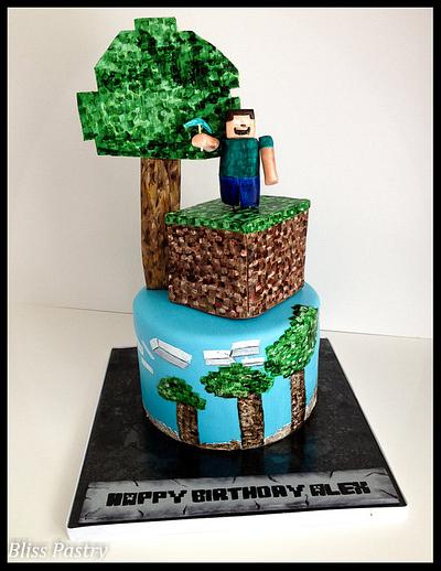 Minecraft Cake - Cake by Bliss Pastry