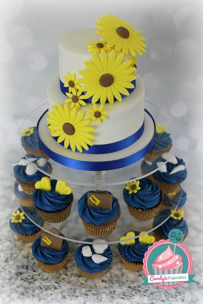 Sunflowers - Cake by Candy's Cupcakes