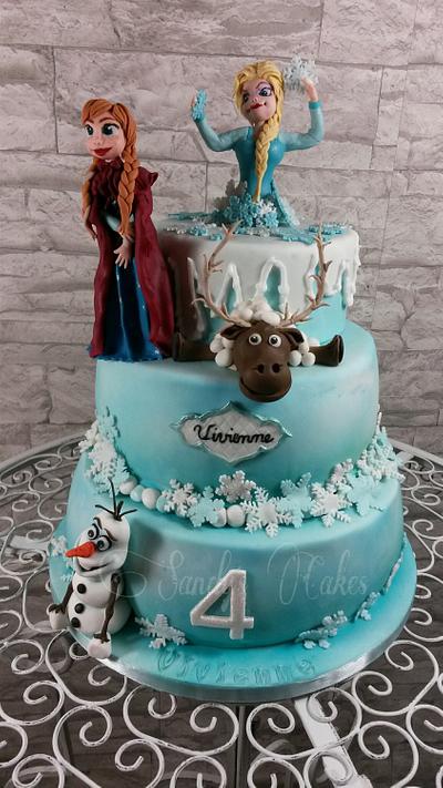 Frozen Birthday Cake - Cake by Sandy's Cakes - Torten mit Flair