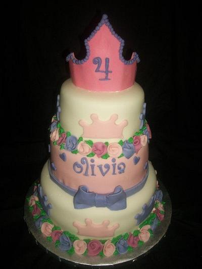 Three Tier Princess Cake - Cake by caymancake