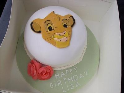 disney Simba - Cake by Little monsters Bakery