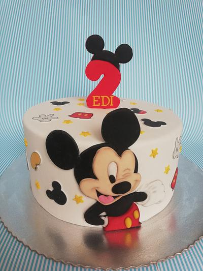 Winking Mickey mouse - Cake by Torte by Amina Eco