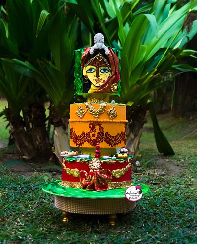 Bengali Bride  - Cake by Sayantanis Culinary Delight
