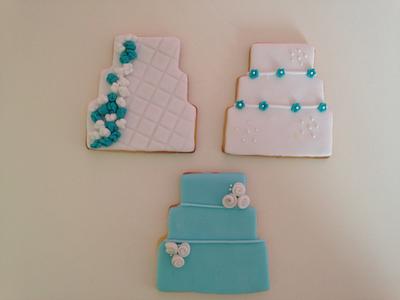 Tiffany wedding  - Cake by Nennescake