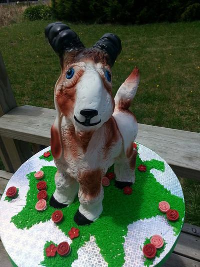 Boer Goat Cake - Cake by The Cake Engineer NZ