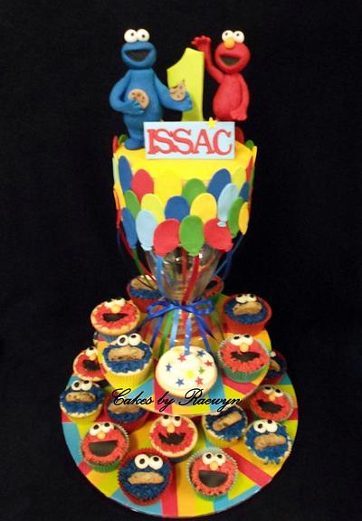 Sesame Street Tower - Cake by Raewyn Read Cake Design