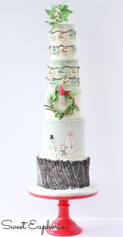 A little Tomte Christmas : Cuties little Christmas Collaboration.  - Cake by Sweet Euphoria NY