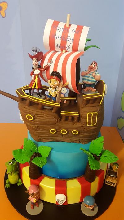 Jake & the Never Land Pirates Cake - Cake by Julie's Heavenly Cakes 