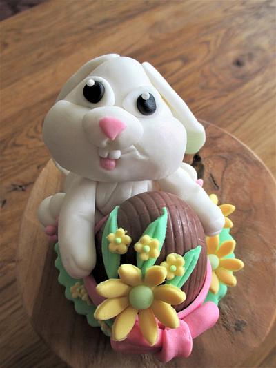Fondant Cake Topper Sweet Easter Collaboration - Eastern Bunny - Cake by hetzoetepaleis