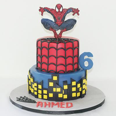 Spiderman Cake - Cake by Savoursweet Cakes
