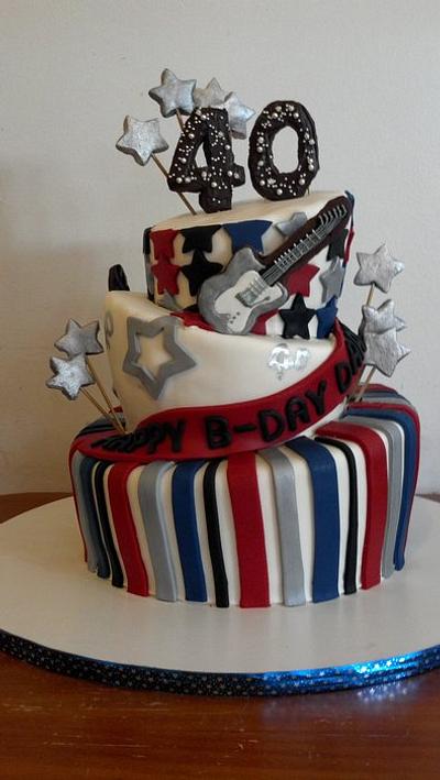 40th birthday cake - Cake by akakesweets