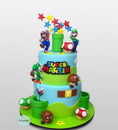 Torta de Mario bros Cake - Cake by Dulcepastel.com