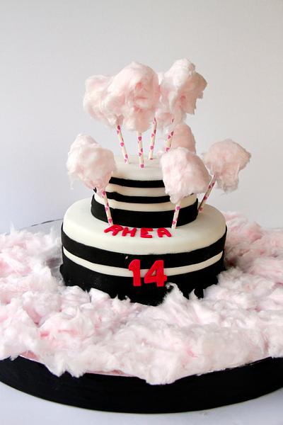 Cotton Candy Cake - Cake by The Sugarstudios