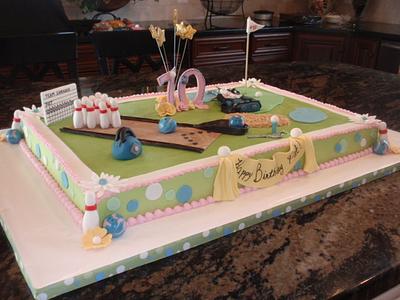 Bowling - Golf Cake - Cake by jan14grands
