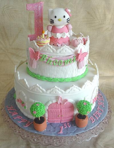 Hello Kitty Castle - Cake by KnKBakingCo