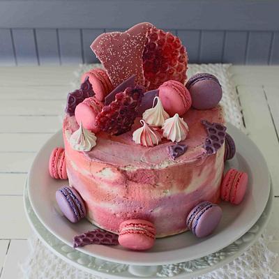 Pretty In Pink - Cake by A Cake Story 