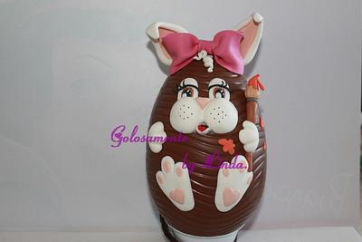 bunny the artist - Cake by golosamente by linda