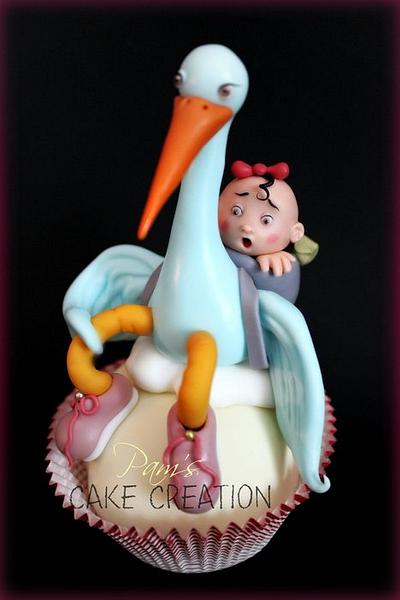 cupcake baby shower  - Cake by Pamela Iacobellis